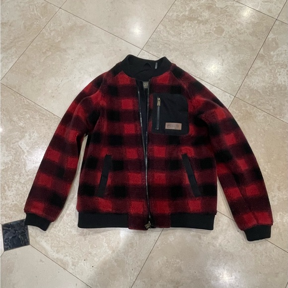 Pendleton Men’s Plaid Red and Black Jacket - Picture 1 of 5